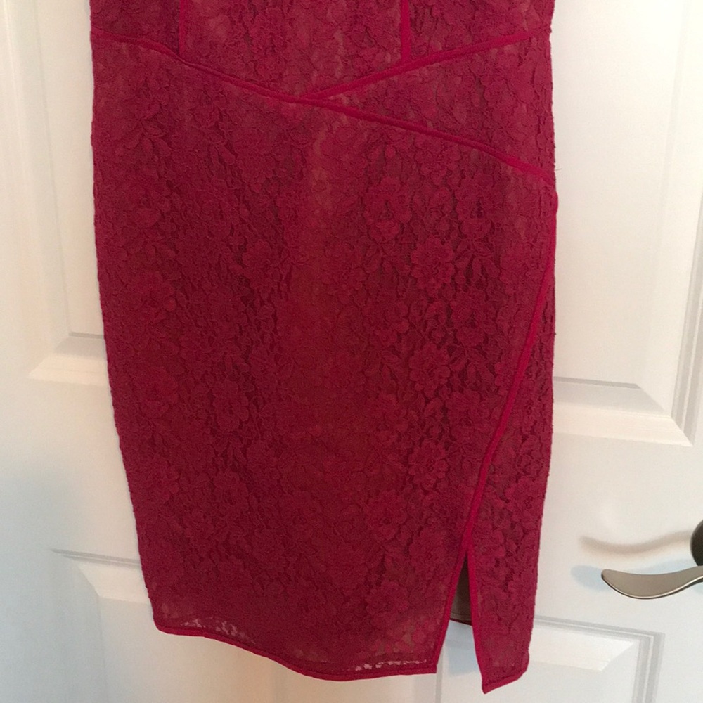 NWT BCBG Tenya lace cocktail dress - Picture 6 of 7